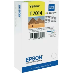 Cartus Cerneala Original Epson Yellow, T7014, pentru WP4000|4500, , incl.TV 0.11 RON, &quot;C13T70144010&quot;
