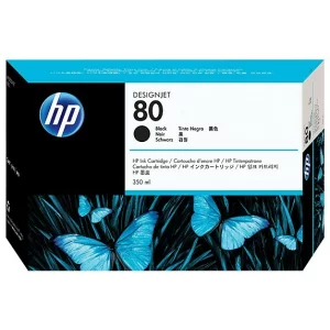 Cartus Cerneala Original HP Black, nr.80, pentru Designjet 1050|1055, 350ml, incl.TV 0.11 RON, &quot;C4871A&quot;