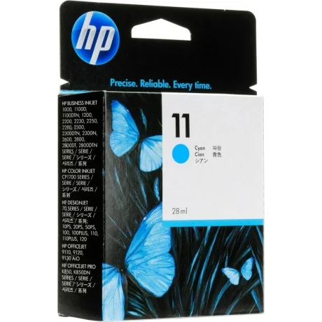 Cartus Cerneala Original HP Cyan, nr.11, pentru DesignJet 500|600|CP1700|2xxx, , incl.TV 0.11 RON, &quot;C4836A&quot;