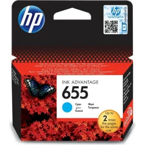 Cartus Cerneala Original HP Cyan, nr.655, CZ110AE