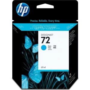 Cartus Cerneala Original HP Cyan, nr.72, pentru DesignJet T1100|1120|1200|1300|2300|T610|620|770|790, , incl.TV 0.11RON, &quot;C9398A&quot;