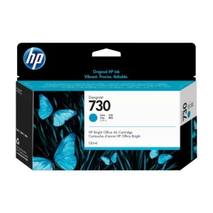 Cartus Cerneala Original HP Cyan, nr.730, pentru T1700|T2600, 130ml, incl.TV 0.11 RON, &quot;P2V62A&quot;