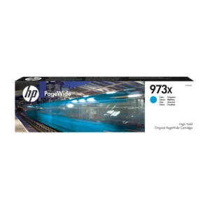 Cartus Cerneala Original HP Cyan, nr.973x, pentru PageWide Pro 452|Pro 477, , incl.TV 0.11 RON, &quot;F6T81AE&quot;