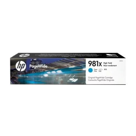 Cartus Cerneala Original HP Cyan, nr.981XL, pentru PageWide  E58650|556|586, 11K, incl.TV 0.11 RON, &quot;L0R09A&quot;
