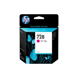 Cartus Cerneala Original HP Magenta, nr.728, pentru Designjet T730|Designjet T830, 40ml, incl.TV 0.11 RON, &quot;F9J62A&quot;