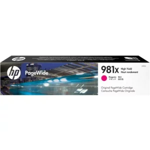 Cartus Cerneala Original HP Magenta, nr.981XL, pentru PageWide  E58650|556|586, 11K, incl.TV 0.11 RON, &quot;L0R10A&quot;