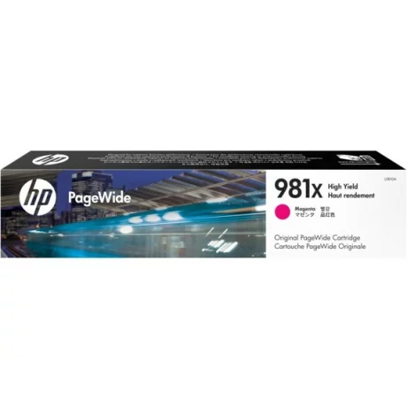 Cartus Cerneala Original HP Magenta, nr.981XL, pentru PageWide  E58650|556|586, 11K, incl.TV 0.11 RON, &quot;L0R10A&quot;