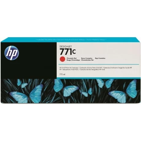 Cartus Cerneala Original HP Red Chromatic, nr.771C, pentru DesignJet Z6200, , incl.TV 0.11 RON, &quot;B6Y08A&quot;