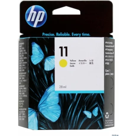 Cartus Cerneala Original HP Yellow, nr.11, pentru DesignJet 500|600|CP1700|2xxx, , incl.TV 0.11 RON, &quot;C4838A&quot;