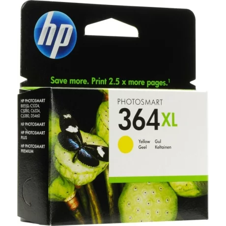 Cartus Cerneala Original HP Yellow, nr.364XL, CB325EE