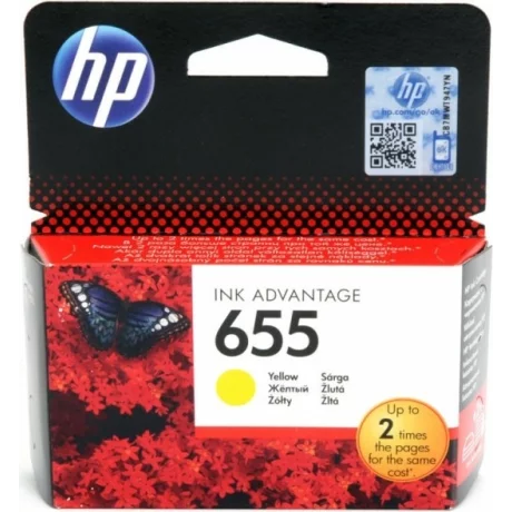 Cartus Cerneala Original HP Yellow, nr.655,  CZ112AE
