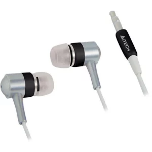 CASTI A4tech, &quot;Metallic&quot;, cu fir, intraauriculare, utilizare MP3, smartphone (doar audio), microfon nu, conectare prin Jack 3.5 mm, negru, &quot;MK-650-B&quot;, (include TV 0.15 lei)