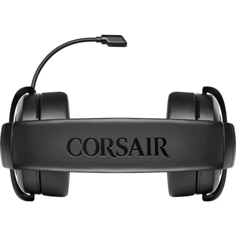 CASTI Corsair, &quot;HS50 Pro&quot;, cu fir, gaming, utilizare multimedia, smartphone, microfon pe brat, detasabil, conectare prin Jack 3.5 mm, negru, &quot;CA-9011216-EU&quot;, (include TV 0.75 lei)