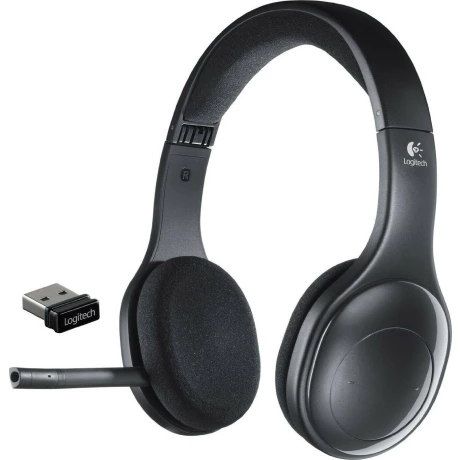 CASTI Logitech, &quot;H800&quot;, wireless, standard, utilizare multimedia, call center, microfon pe brat, conectare prin Bluetooth 4.0, negru, &quot;981-000338&quot;, (include TV 0.75 lei)