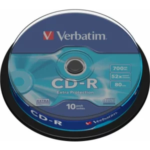 CD-R VERBATIM  700MB, 80min, viteza 52x,  10 buc, spindle, &quot;43437&quot; 7235