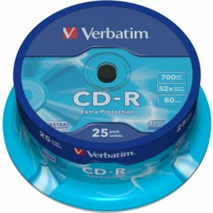 CD-R VERBATIM  700MB, 80min, viteza 52x,  25 buc, spindle, &quot;43432&quot;