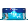 CD-R VERBATIM  700MB, 80min, viteza 52x,  25 buc, spindle, printabil, &quot;AZO Wide Inkjet Printable&quot; &quot;43439/261909&quot;