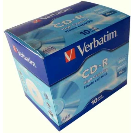 CD-R VERBATIM  800MB, 90min, viteza 40x,  carcasa, 43428