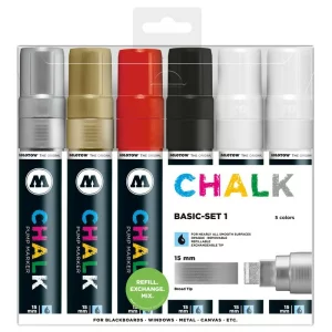 Set Marker Molotow CHALK Marker Basic  15mm