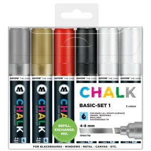 Set Marker Molotow CHALK Marker Basic 4-8mm