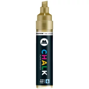 Marker Molotow CHALK &quot;metallic&quot; 4-8mm metallic gold 002