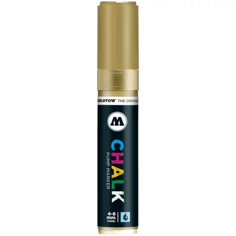 Marker Molotow CHALK &quot;metallic&quot; 4-8mm metallic gold 002