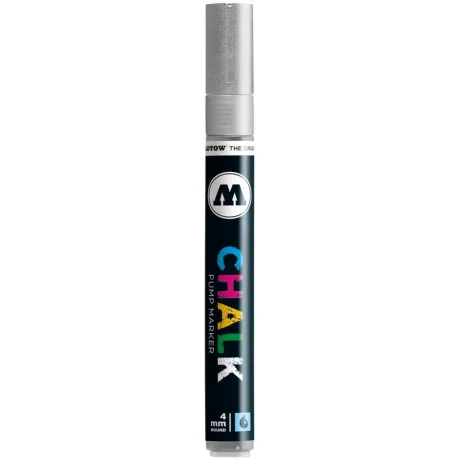 Marker Molotow CHALK Marker „metallic” 4 mm metallic silver 001