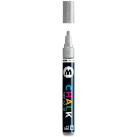 Marker Molotow CHALK Marker „metallic” 4 mm metallic silver 001