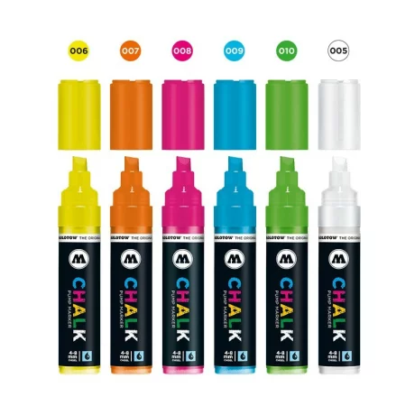 Set Marker Molotow CHALK Marker Neon 4-8mm