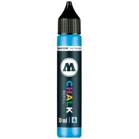 Rezerva Marker Molotow CHALK Refill 30 ml neon blue