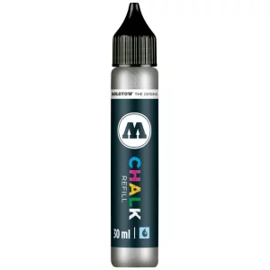 Rezerva Marker Molotow CHALK Refill &quot;metallic&quot; 30 ml	metallic silver 001