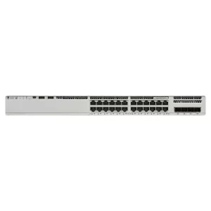 SWITCH PoE CISCO, &quot;Catalyst 9200L-24P&quot;port Gigabit x 24, managed, rackabil, carcasa metalica, &quot;C9200L-24P-4G-E&quot;