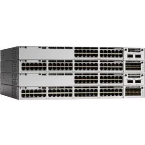 SWITCH CISCO, Catalyst 9300-24T-A, porturi Gigabit x 24, managed, rackabil da, carcasa metalica, &quot;C9300-24T-A&quot;