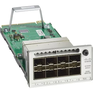 MODUL RETEA CISCO, Network MODULe, conector SFP+ x 2, 10 Gbps, &quot;C9300-NM-8X=&quot;