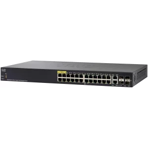 SWITCH PoE CISCO, &quot;SG350-28P&quot;port Gigabit x 24, SFP SFP x 2, managed, rackabil, carcasa metalica, &quot;SG350-28P-K9-EU&quot;