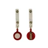 Clip din plastic cu fir retractabil pentru portecuson