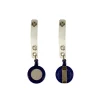 Clip din plastic cu fir retractabil pentru portecuson