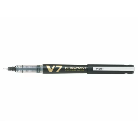 Roller V7 Hi-Tecpoint Reincarcabil 0.7 Negru Pilot