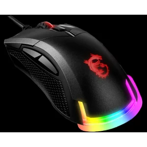 MOUSE MSI - gaming, &quot;GM50 Black&quot; , cu fir, optic, USB, 7200 dpi, 6/1, butoane programabile, buton selectare viteza, negru, &quot;S12-0400C60-PA3&quot;, (include TV 0.15 lei)