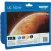 Combo-Pack  Original Brother CMYK, LC1100HYVALBP, pentru DCP-385|395|585|6690|J715|MFC-490|5490|5895|6490|6890|790| , 1 x 4503x325, incl.TV 0.11 RON, &quot;LC1100HYVALBP&quot;