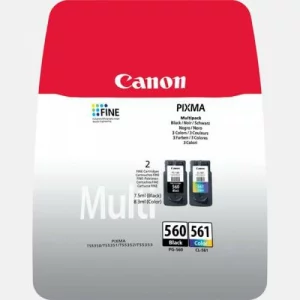 Combo-Pack Original Canon Black/Color,PG-560/CL-561, pentru Pixma TS5350|TS5351|TS5352, 180/180, incl.TV 0.11 RON, &quot;3713C006AA&quot;