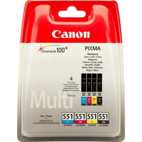 Combo-Pack  Original Canon CMYK, CLI-551CMYK, BS6509B009AA