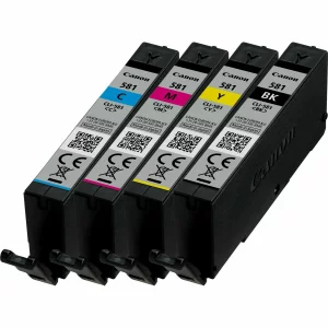 Combo-Pack  Original Canon CMYK, CLI-581C/M/Y/BK, pentru Pixma TR7550|TS6150|TS6250|TS705|TS8150|TS8250|TS9150|TS9155|TS9550, , incl.TV 0.11 RON, &quot;2103C004AA&quot;