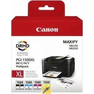 Combo-Pack  Original Canon CMYK, PGI-1500XLMULTI, BS9182B004AA