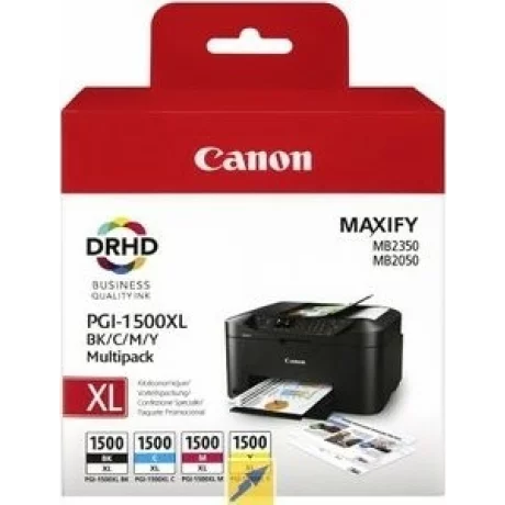 Combo-Pack  Original Canon CMYK, PGI-1500XLMULTI, BS9182B004AA