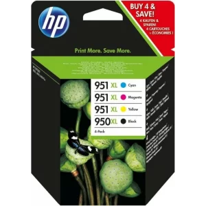 Combo-Pack Original HP Black, nr.950XL+nr.951XL, pentru OfficeJet Pro 2xx|8xxx, , incl.TV 0.11 RON, &quot;C2P43AE&quot;