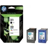 Combo-Pack Original HP Black/Color, nr.21+nr.22, pentru DeskJet 3940, , incl.TV 0.11 RON, &quot;SD367AE&quot;