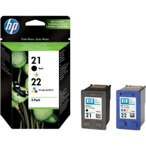 Combo-Pack Original HP Black/Color, nr.21+nr.22, pentru DeskJet 3940, , incl.TV 0.11 RON, &quot;SD367AE&quot;