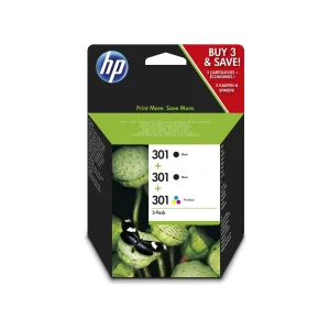 Combo-Pack Original HP Black/Color, nr.301, pentru DeskJet 1000|1050|1510|2000|2050|2054|3000|300|3054|OJ 4630|, , incl.TV 0.11 RON, &quot;E5Y87EE&quot;