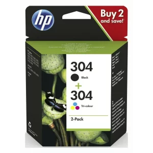 Combo-Pack Original HP Black+Color, nr.304, pentruDeskjet 2620|2630 AIO, &quot;3JB05AE&quot;